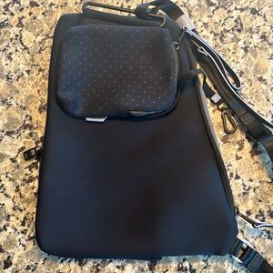 Tumi black convertible sling bag - never used - unisex